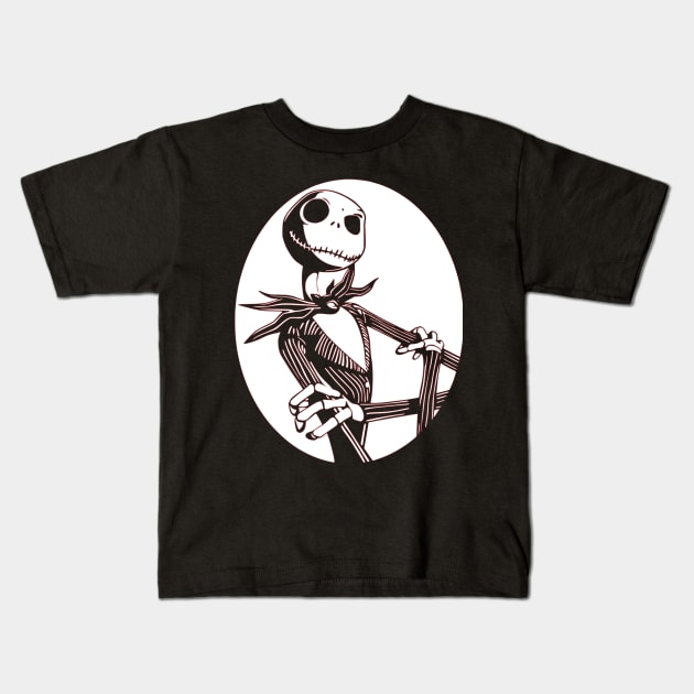 Jack Skellington The Nightmare Before Christmas Kids T-Shirt by OtakuPapercraft